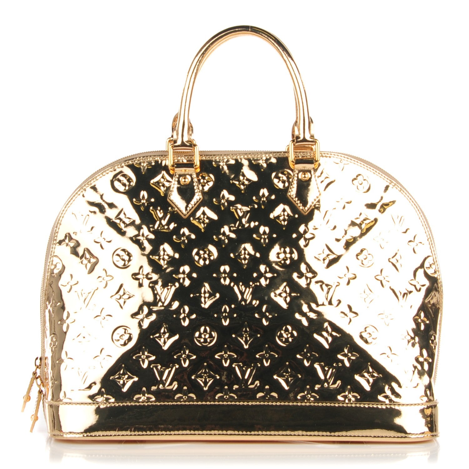 Louis Vuitton Monogram Miroir Alma MM Gold 1 of 8