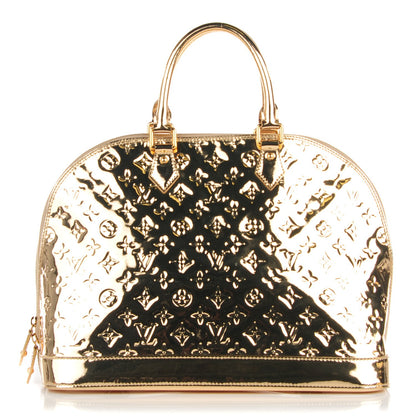 Louis Vuitton Monogram Miroir Alma MM Gold 1 of 8