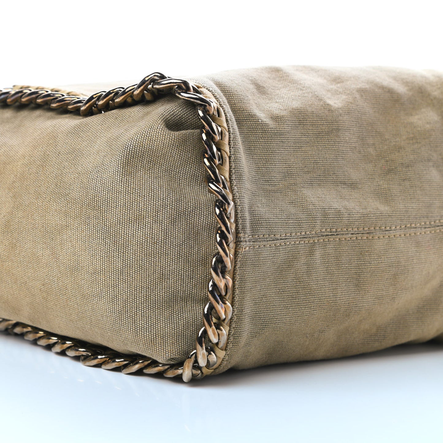 Linen Falabella Tote Beige