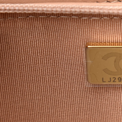 Chanel Calfskin Quilted Perfect Fit Wallet On Chain WOC Beige 7 of 11