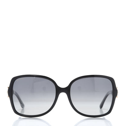 Bulgari Crystal Flower 8120-B Sunglasses Black 2 of 8