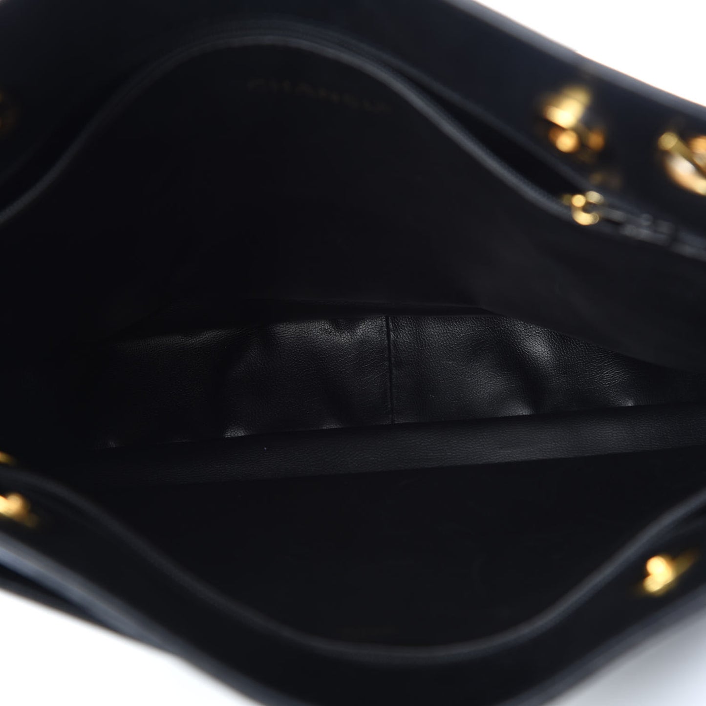 Lambskin CC Shoulder Bag Black