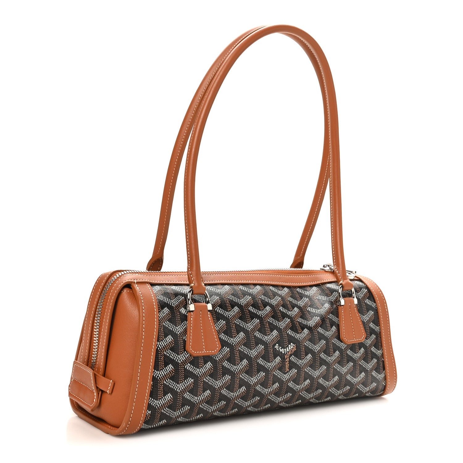 Goyard Goyardine Bonbonniere Bag Black Gold 3 of 9