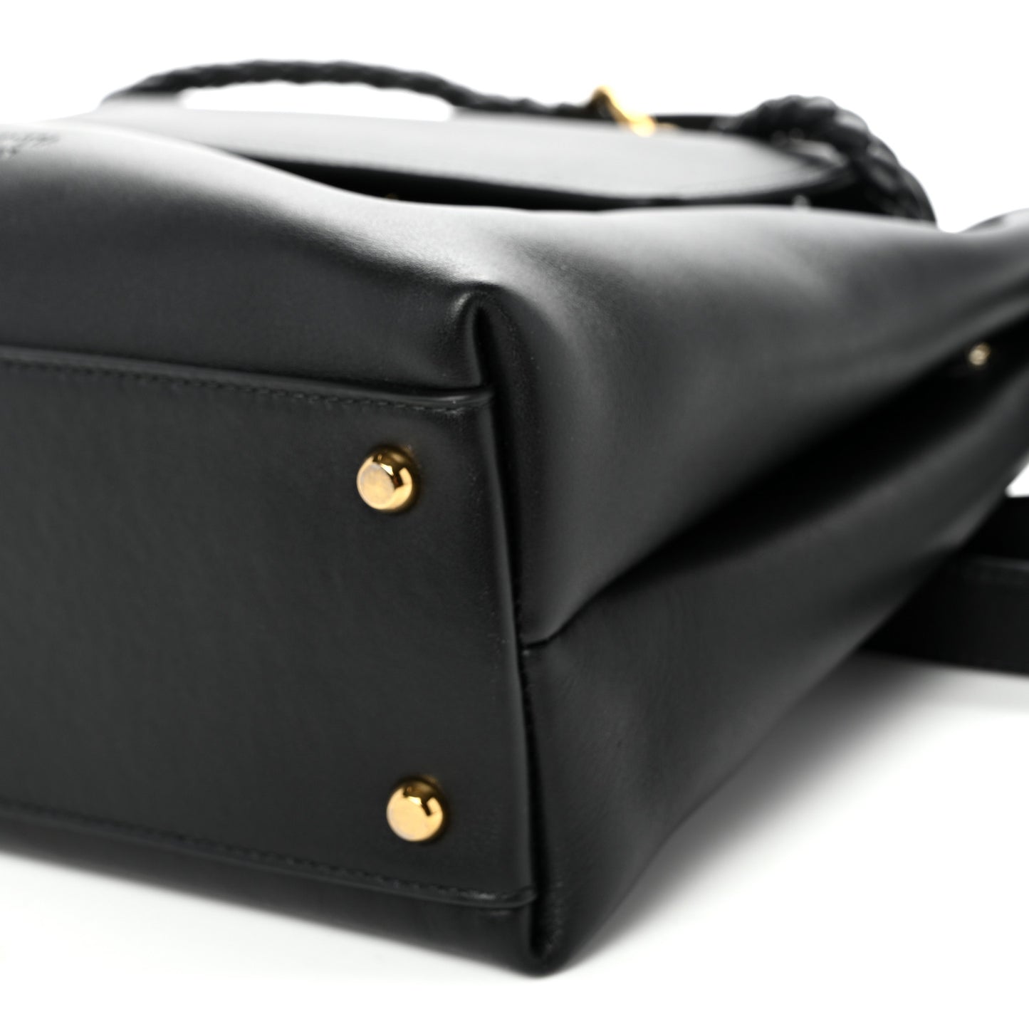 Silky Calfskin Small Ciao Ciao Black