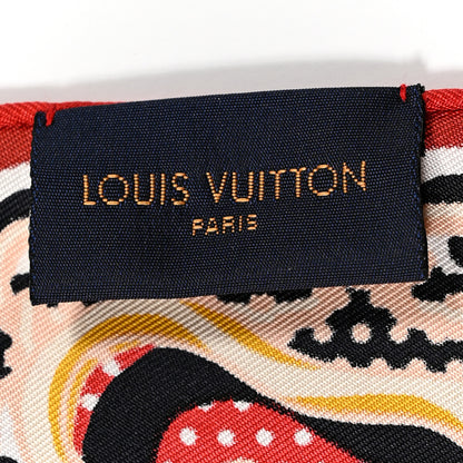 Louis Vuitton Silk Monogram Pop Square Scarf Beige 3 of 4