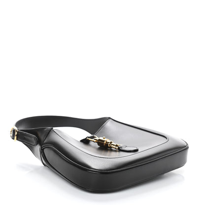 Gucci Boarded Dyana Lux Calfskin Small Jackie 1961 Hobo Black 3 of 4