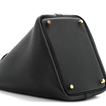 Hermes Taurillon Clemence Picotin Lock 18 PM Black 9 of 10