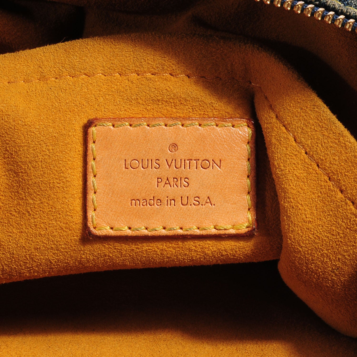 Louis Vuitton Denim Baggy GM Blue 6 of 7