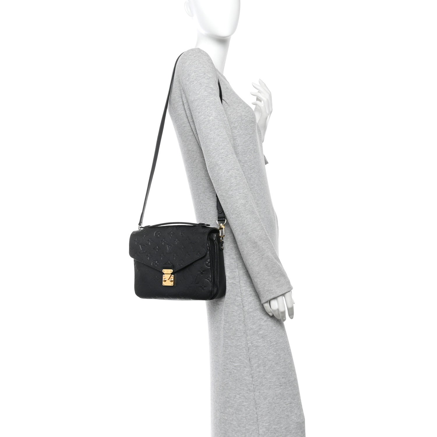 Louis Vuitton Empreinte Pochette Metis Black 2 of 10