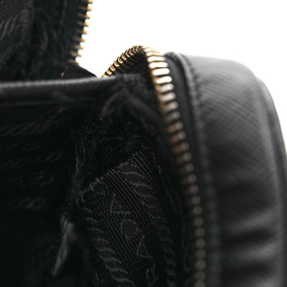 Prada Saffiano Fiocco Bow Camera Crossbody Bag Black 13 of 14