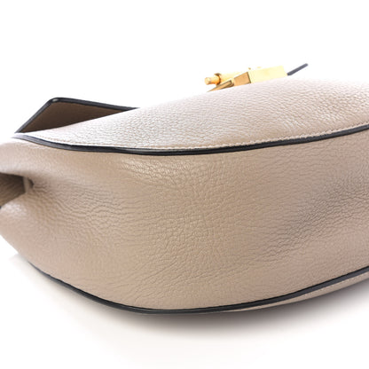 Chloe Grained Lambskin Drew Shoulder Bag Motty Grey 5 of 9