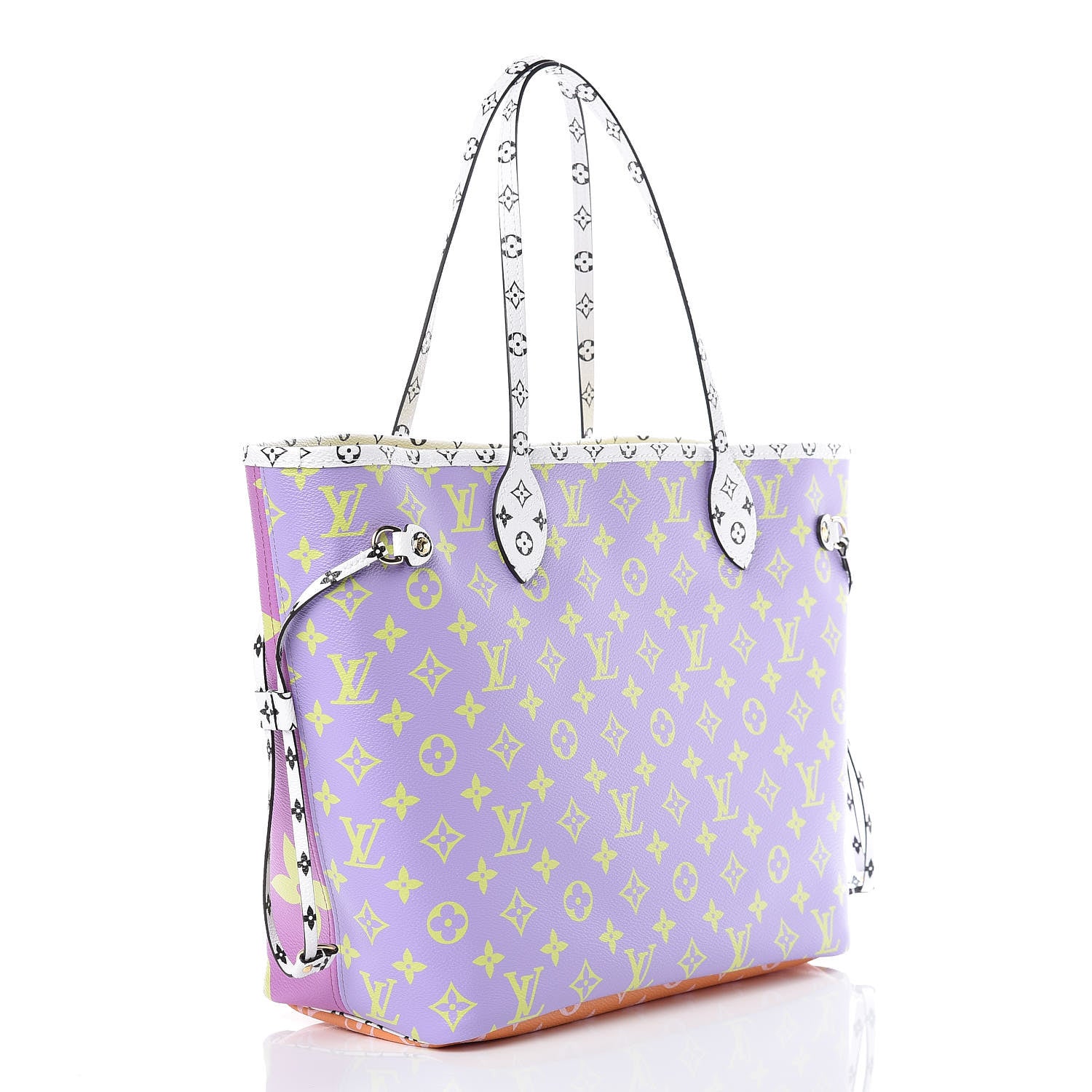Louis Vuitton Monogram Giant Neverfull MM Pink Lilac 4 of 11