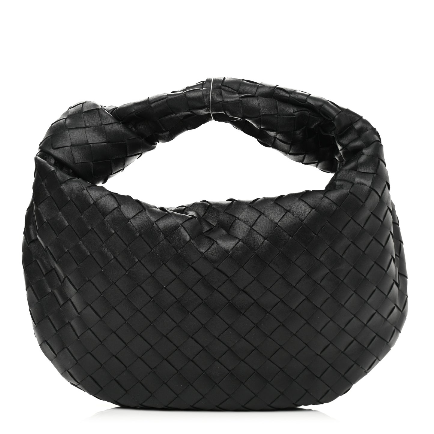 Nappa Intrecciato Teen Jodie Hobo Black