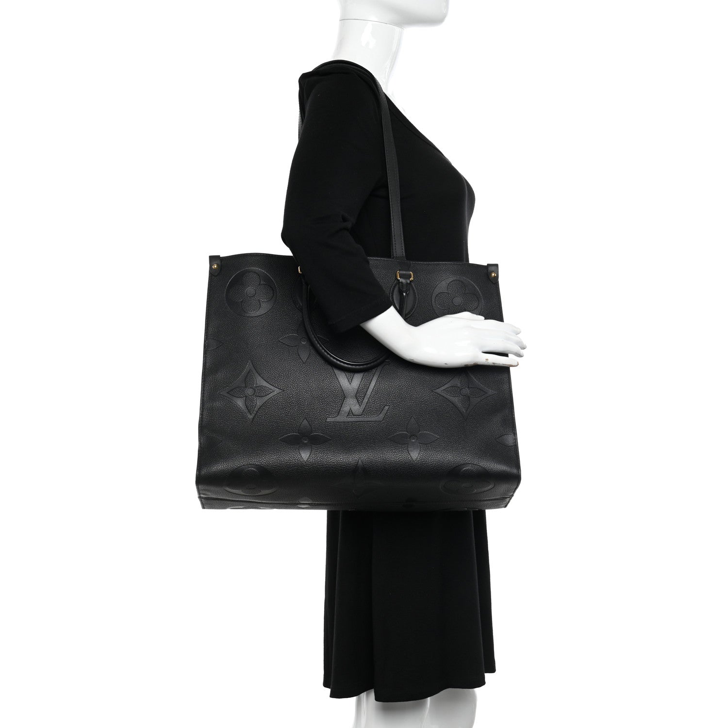 Louis Vuitton Empreinte Monogram Giant Onthego GM Black 2 of 12