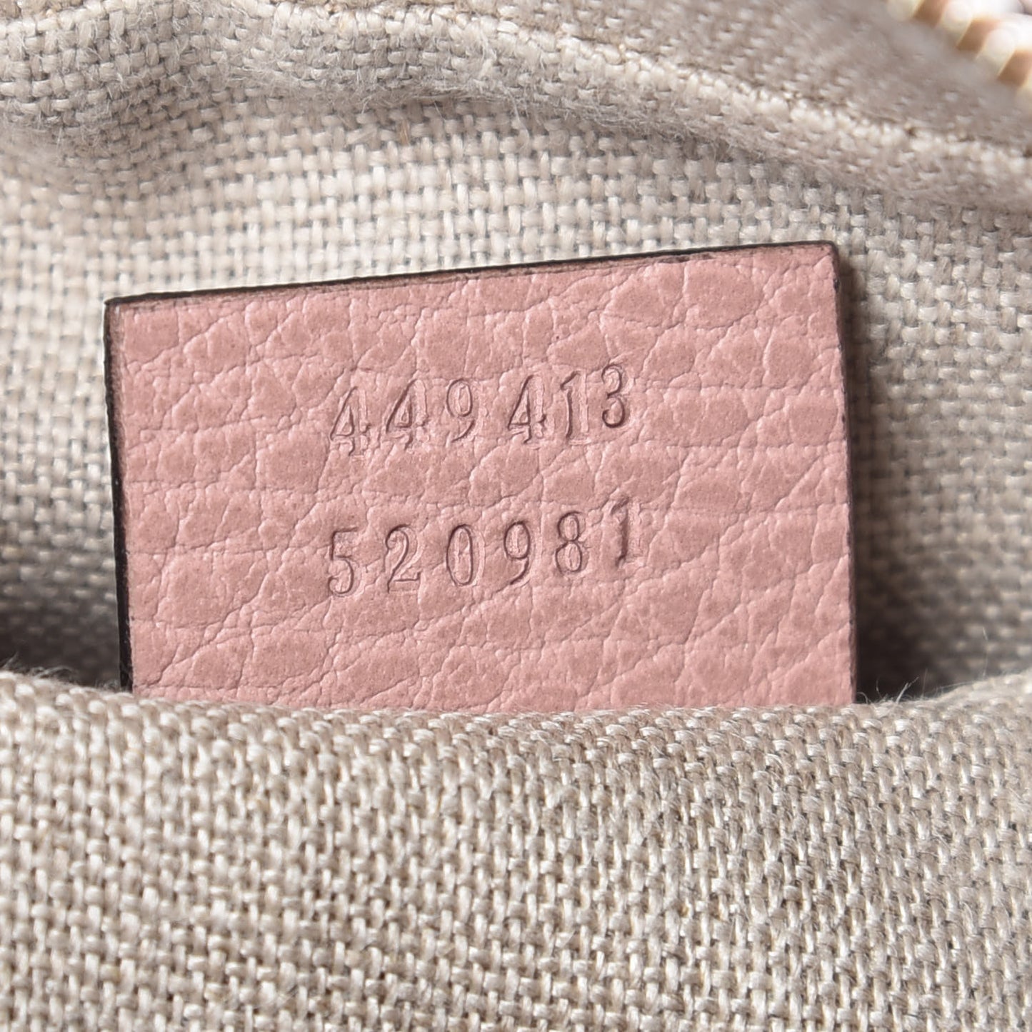 Monogram Mini Bree Messenger Bag Beige Soft Pink