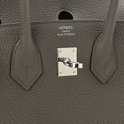 Hermes Togo Birkin 25 Etain 6 of 11