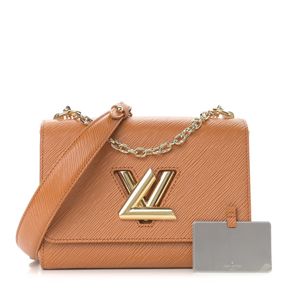Louis Vuitton Epi Twist Shoulder Bag MM Gold Miel 1 of 8