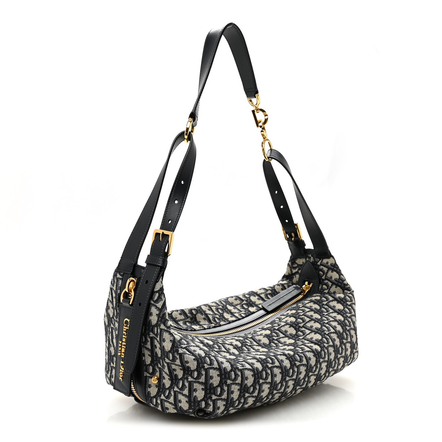 Christian Dior Oblique Medium D-Journey Bag Blue 1892039