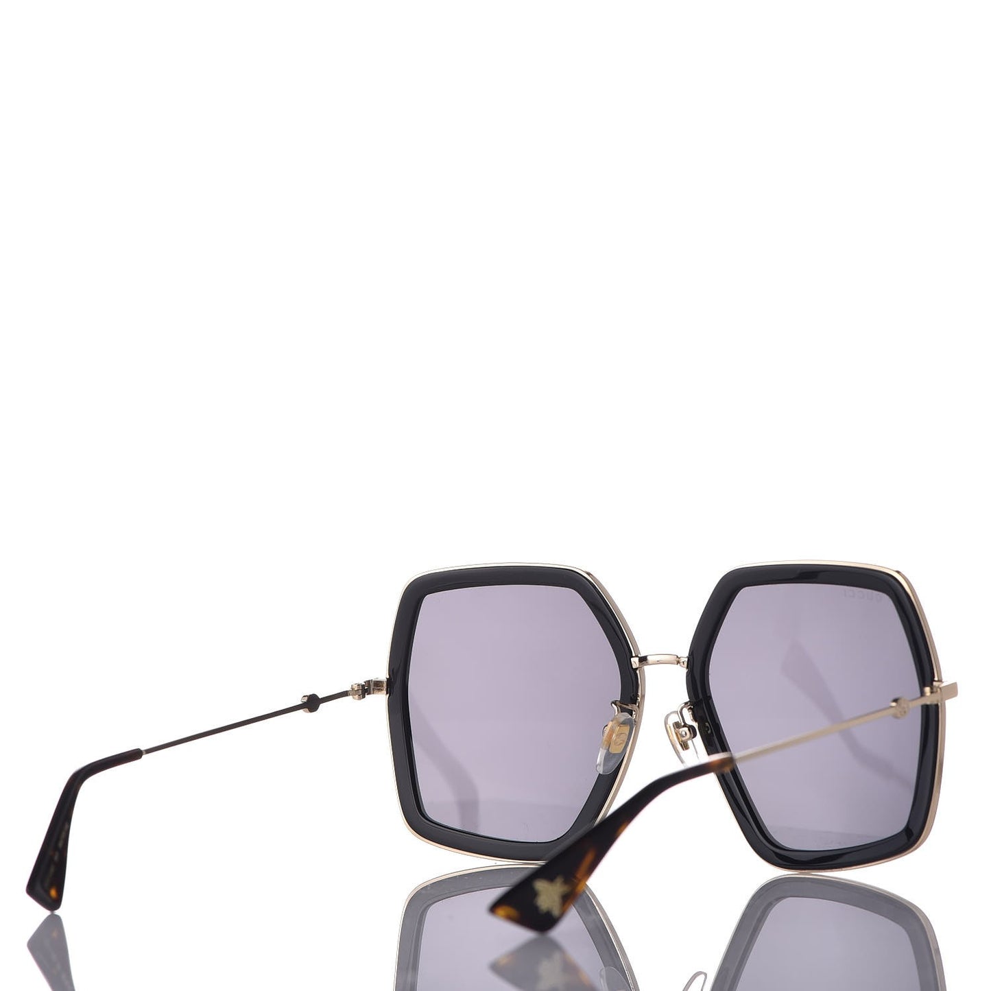 Acetate Oversize Square Frame GG0106S Sunglasses Black