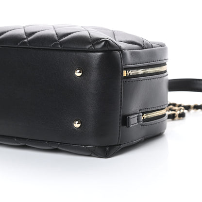 Chanel Lambskin Quilted Small Trendy CC Bowling Bag Black 11 of 13