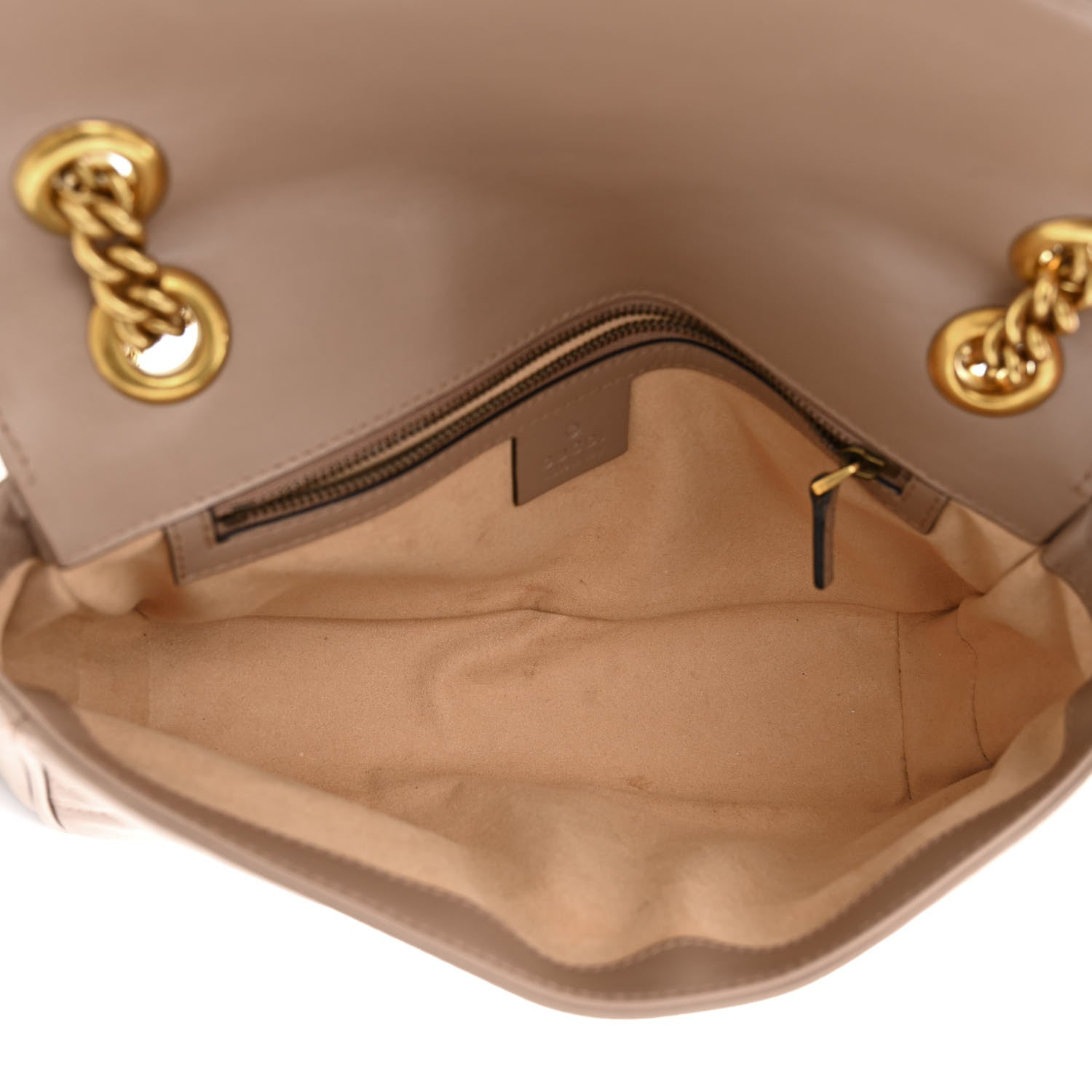 Gucci Calfskin Matelasse Small GG Marmont Shoulder Bag Porcelain Rose 5 of 11