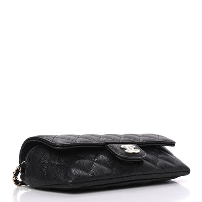 Chanel Caviar Quilted Glasses Case With Chain Black 3 of 4