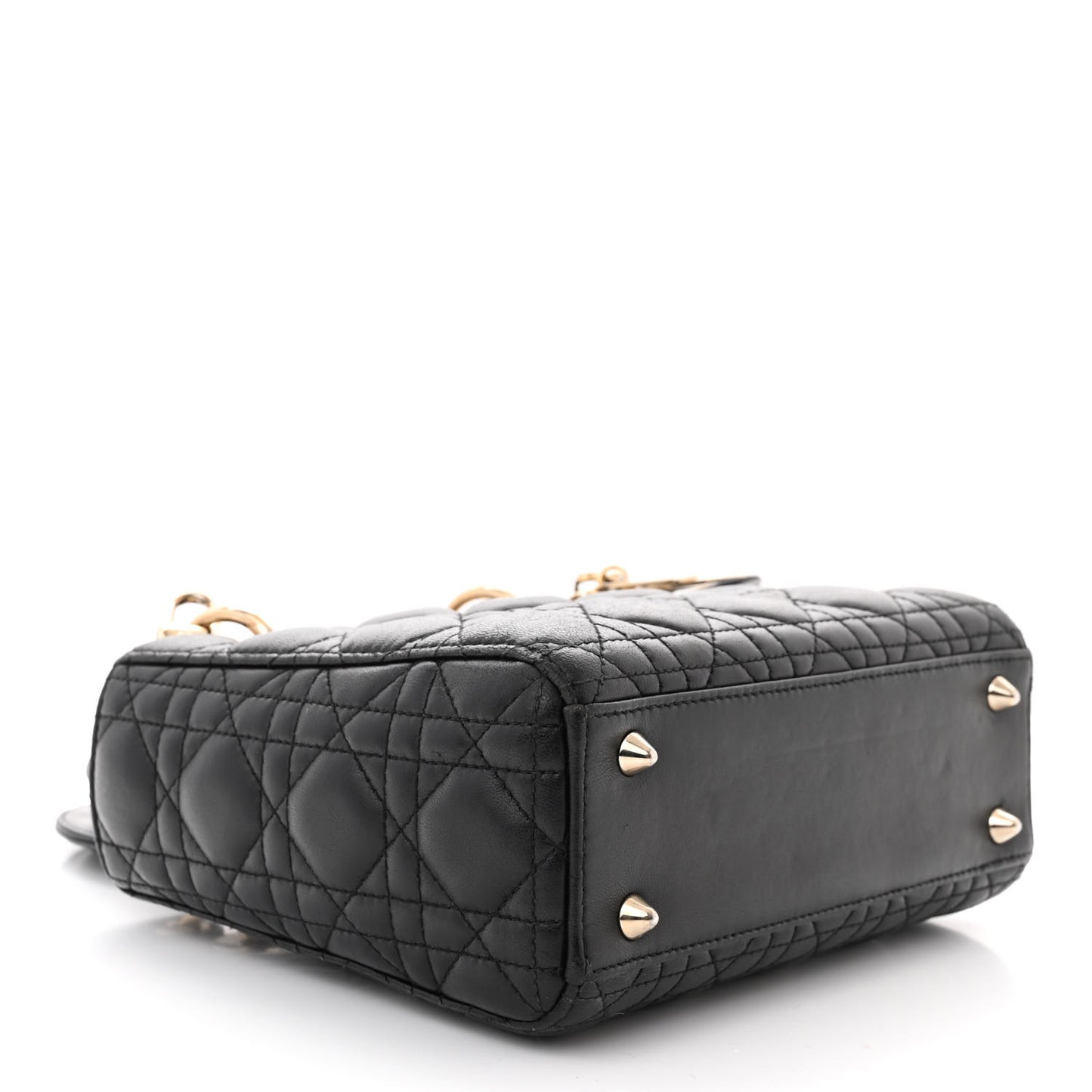 Lambskin Cannage Small My ABCDior Lady Dior Black