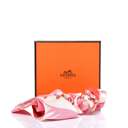 Hermes Silk Bella Twilly Scrunchie 5 of 5