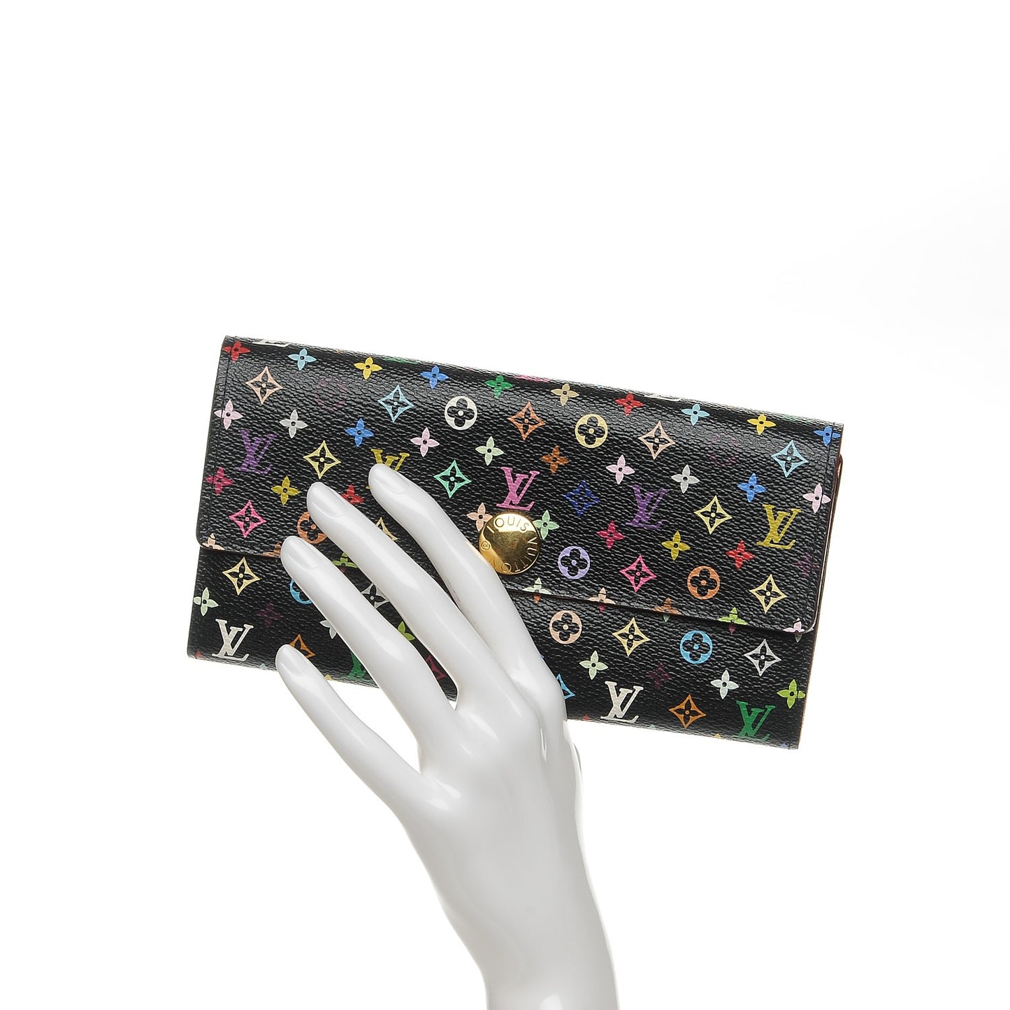 Monogram Multicolor Sarah Wallet Black Grenade