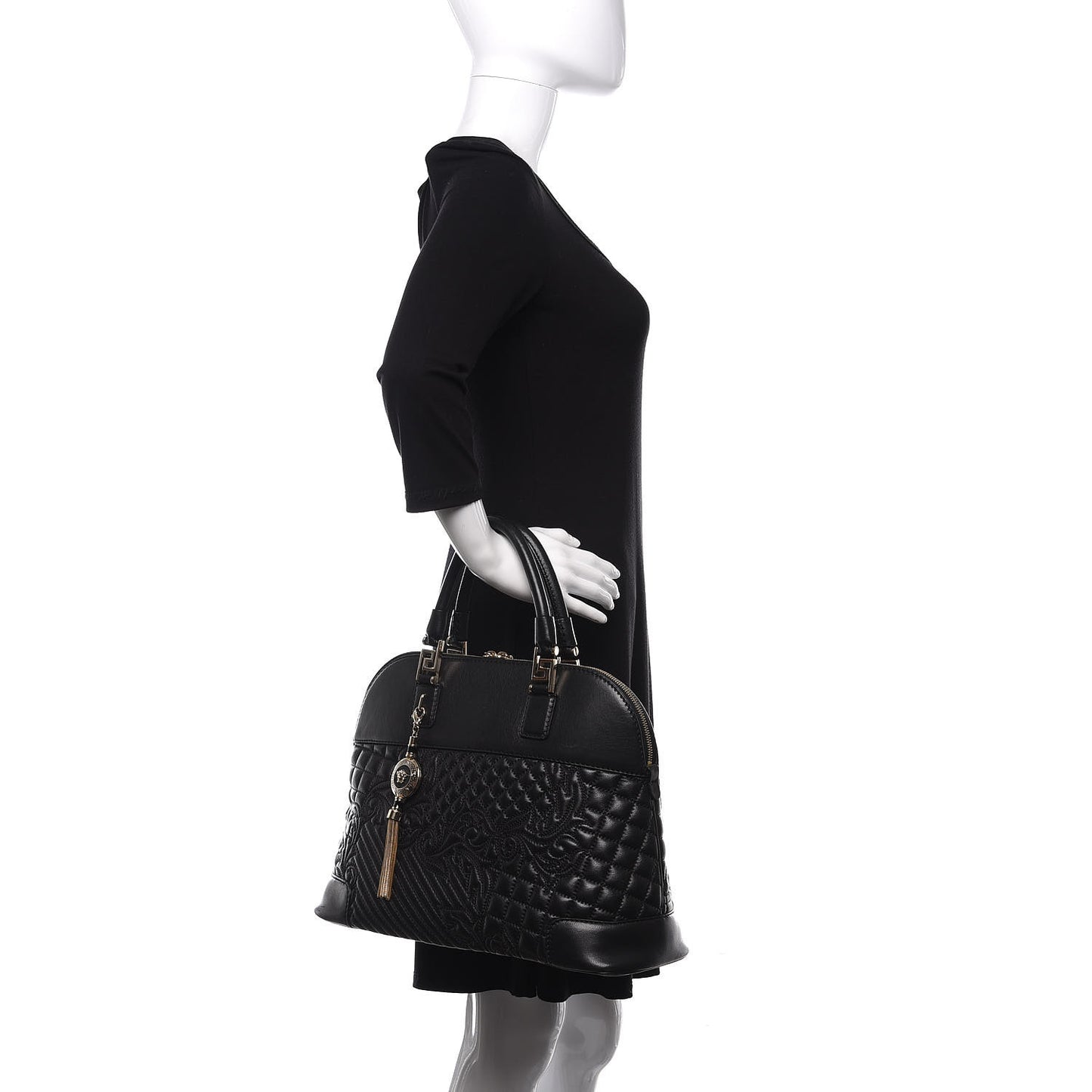 Nappa Barocco Quilted Altea Vanitas Lady Athena Black