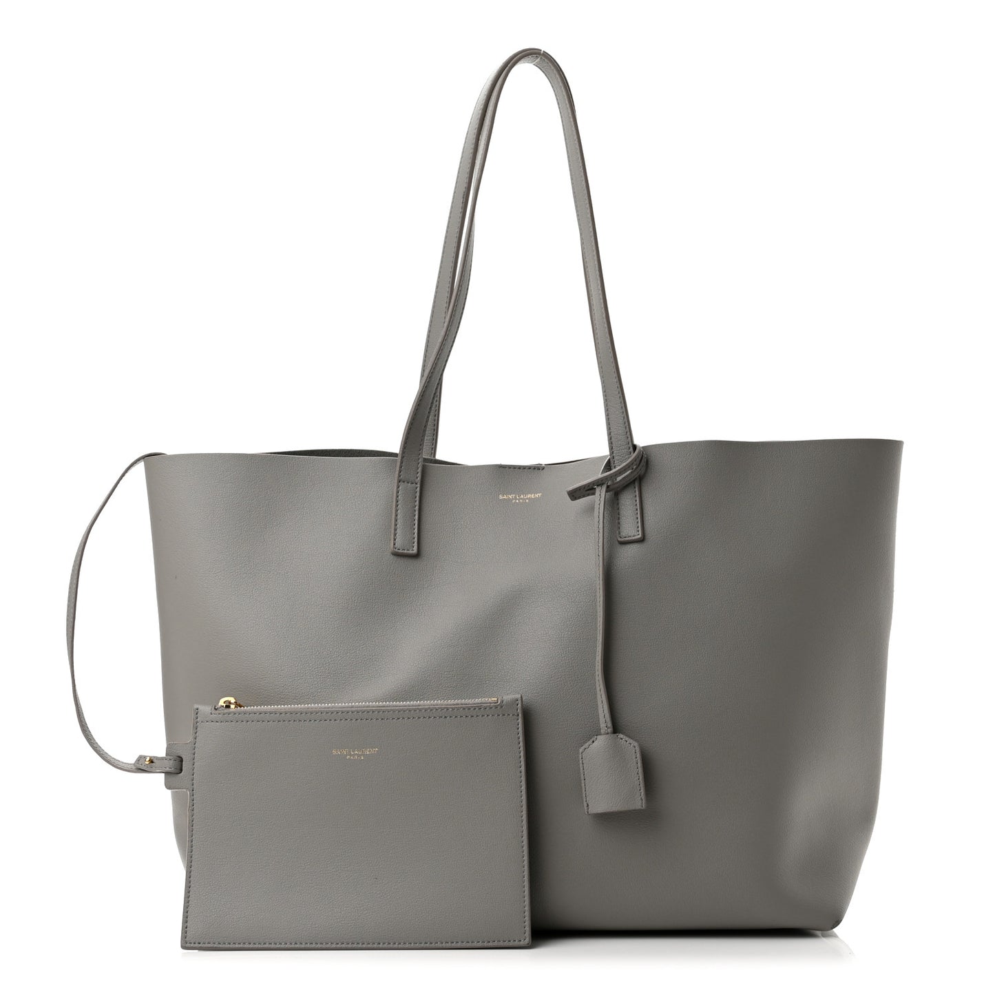 Calfskin Large Shopping Tote Earth