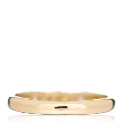 Tiffany 18K Yellow Gold Diamond Band Ring 48 4.5 4 of 5