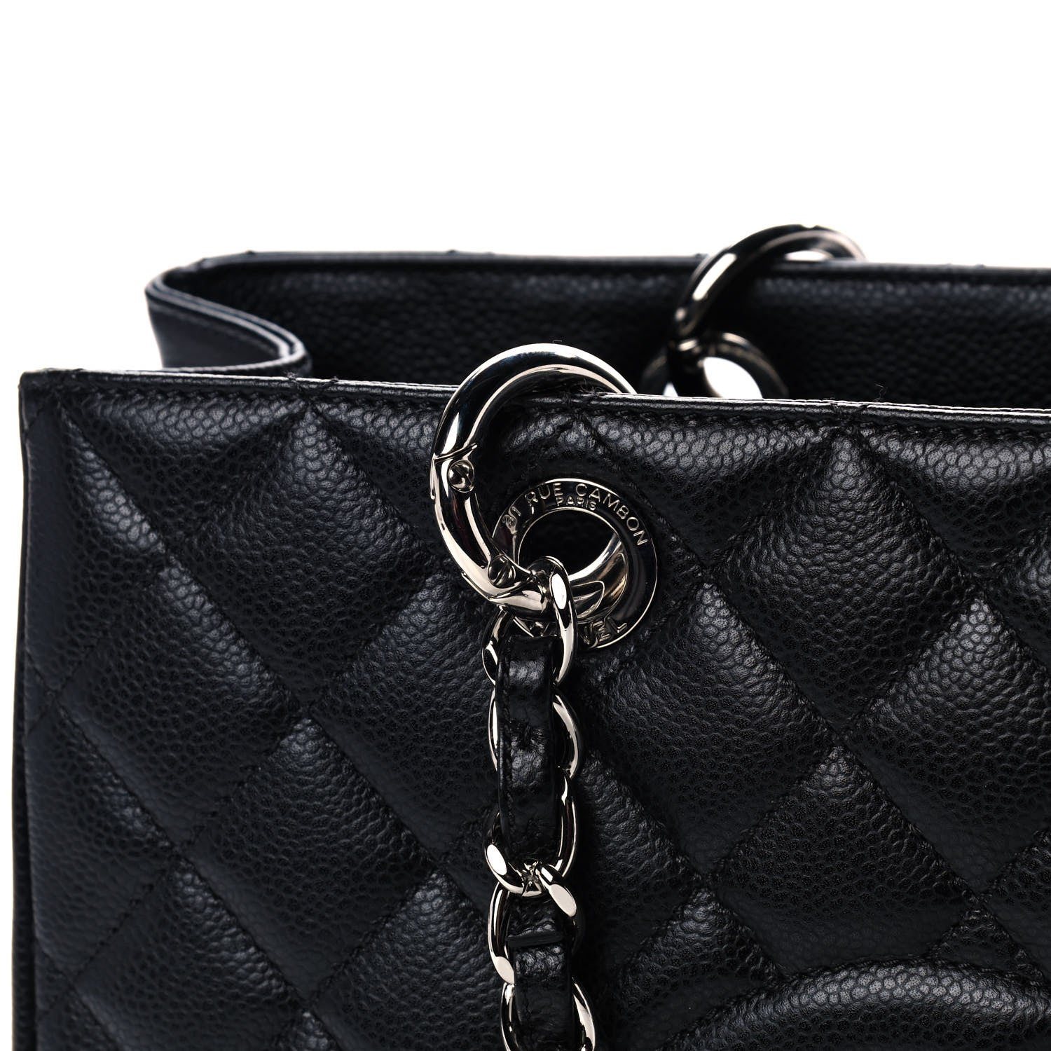 Chanel Caviar Quilted Grand Shopping Tote GST Black 8 of 11