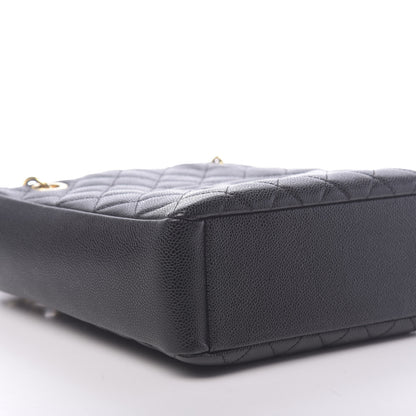Chanel Caviar Quilted Petit Shopping Tote PST Black 8 of 10
