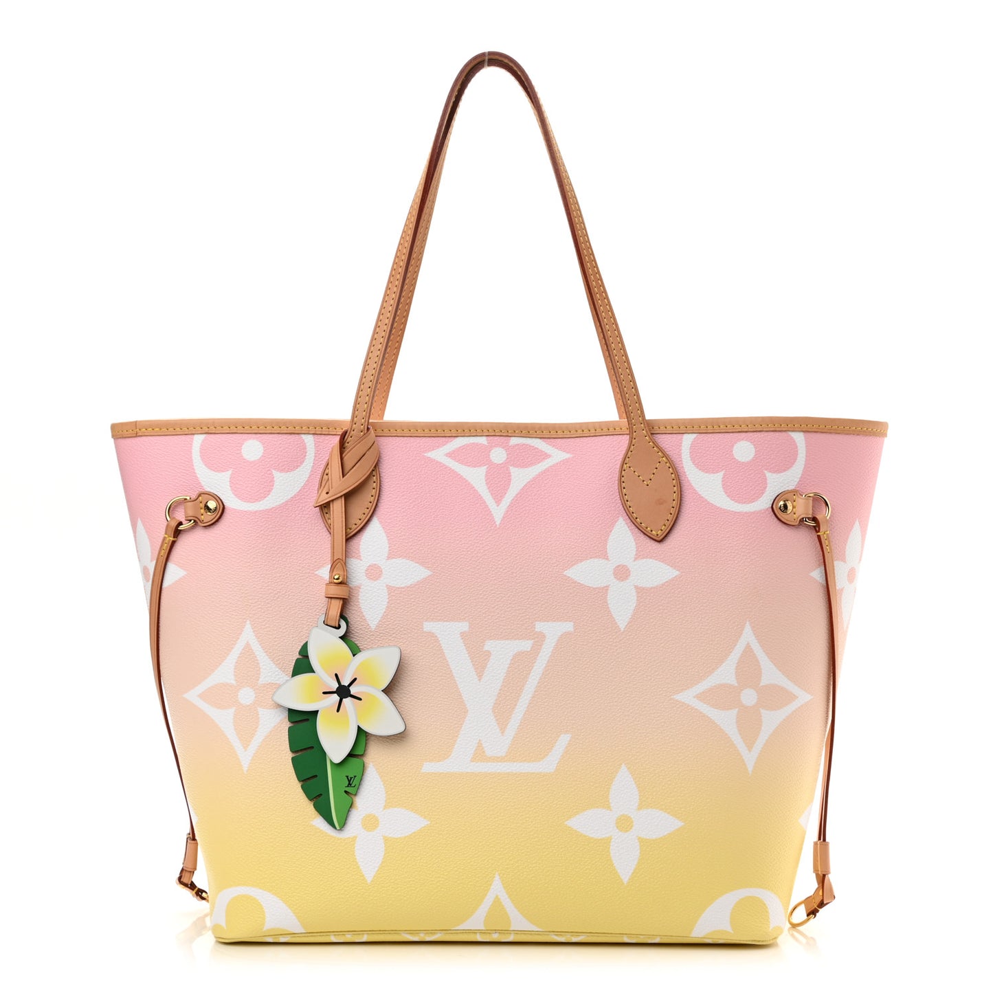 Monogram Giant By The Pool Neverfull MM Light Pink
