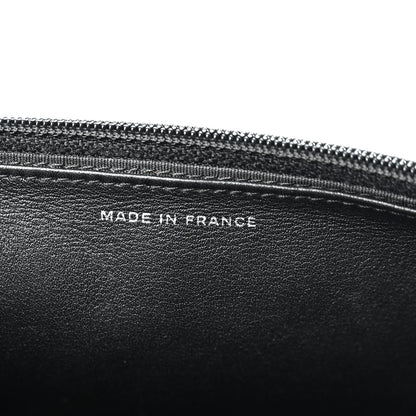 Chanel Calfskin Chevron Quilted Braided Boy Wallet On Chain WOC Black 7 of 11
