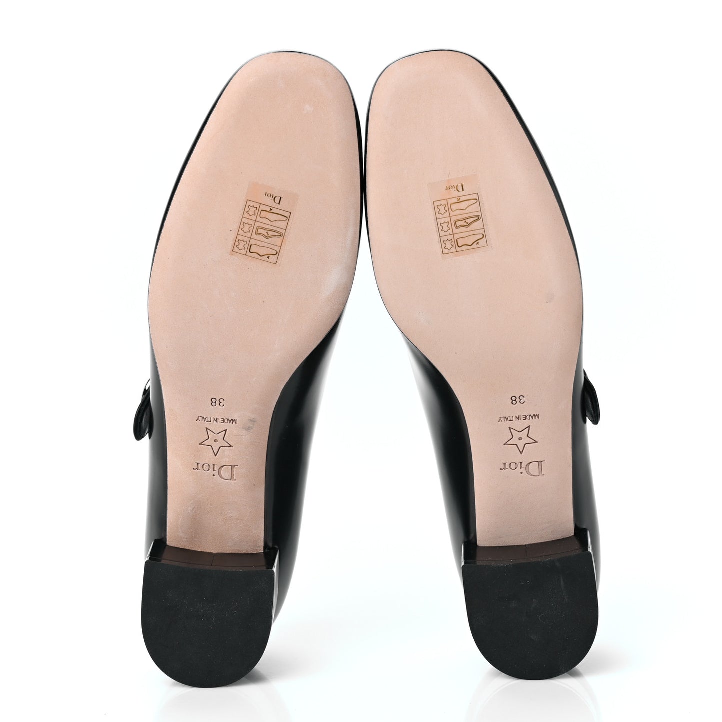 Brushed Calfskin Uniform 30mm Pumps 38 Black