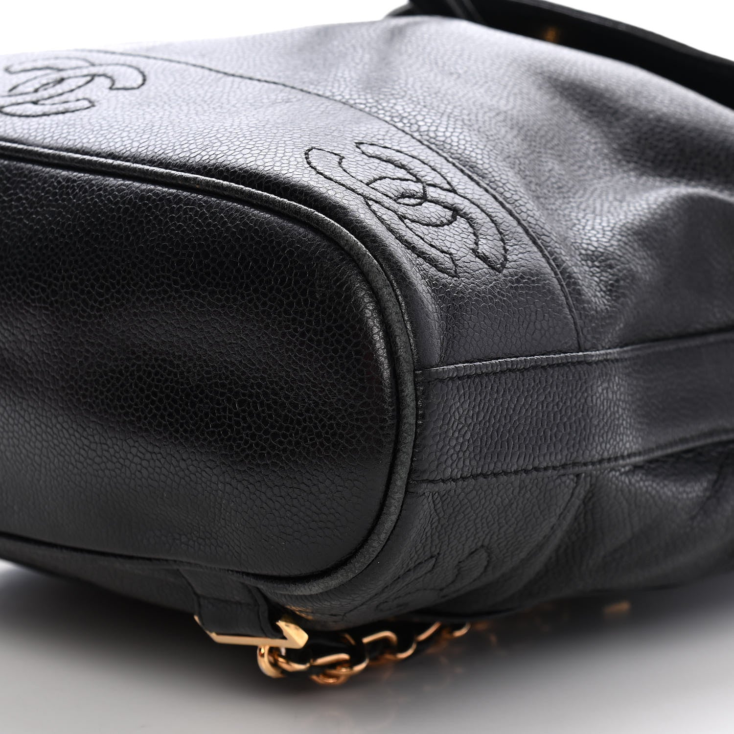 Chanel Caviar CC Backpack Black 16 of 18
