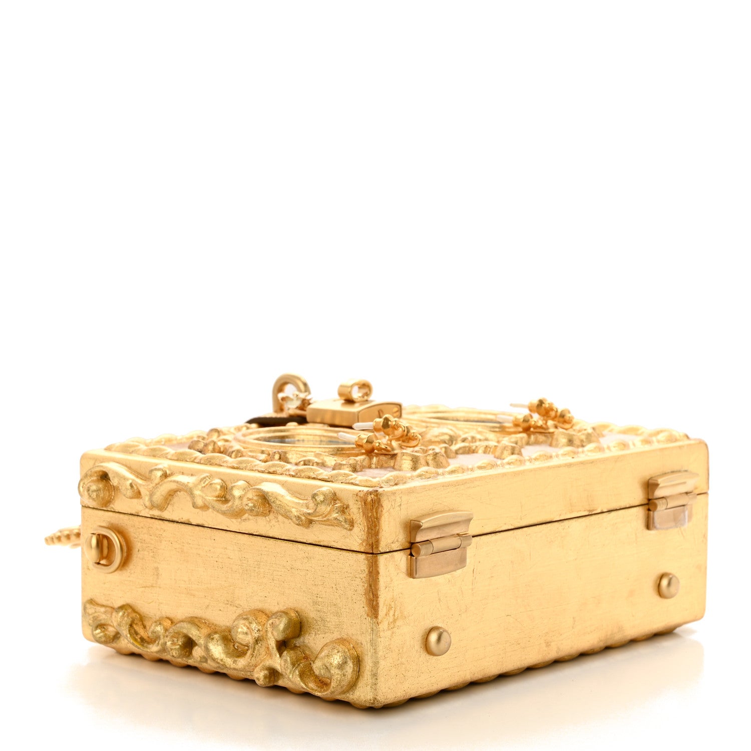 Dolce & Gabbana DOLCE & GABBANA Velvet Dolce Mirror Box Regine Gold 4 of 11