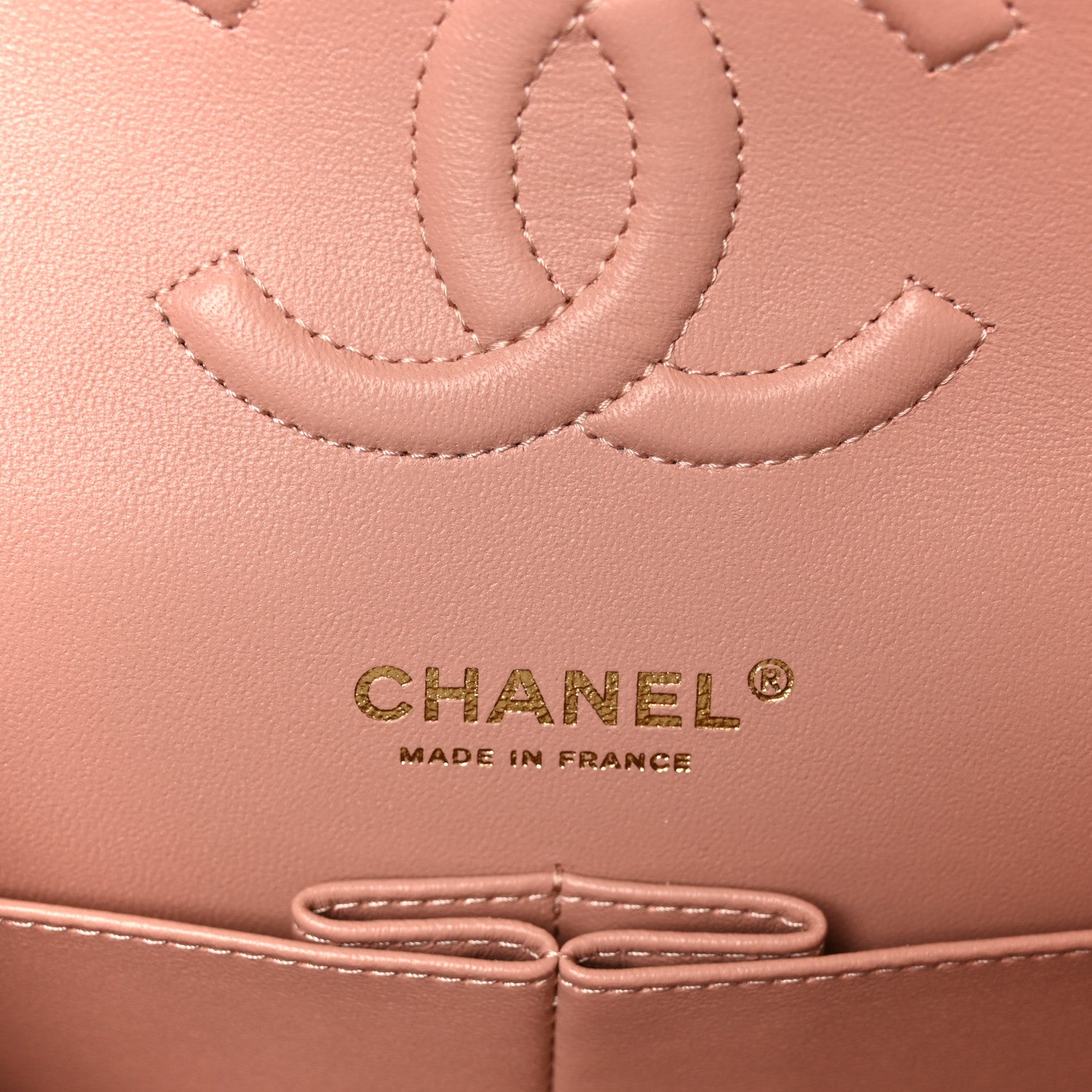 Chanel Tweed Quilted Medium Double Flap Pink Black White 5 of 10