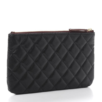 Chanel Caviar Quilted Cosmetic Case Black 3 of 8