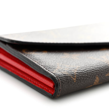 Louis Vuitton Monogram Sarah Wallet NM Coquelicot 8 of 12