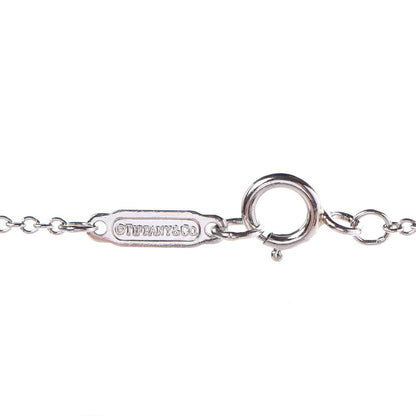 Tiffany Platinum Diamond Petals Key Pendant Necklace 7 of 8