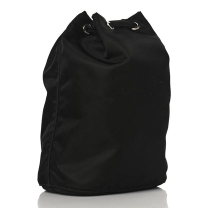 Prada Nylon Vela Drawstring Pouch Black 3 of 9