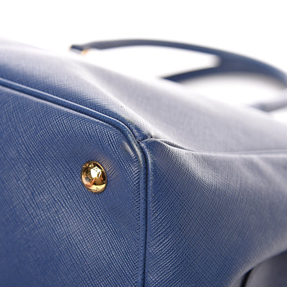 Prada Saffiano Lux Large Tote Bluette 17 of 20