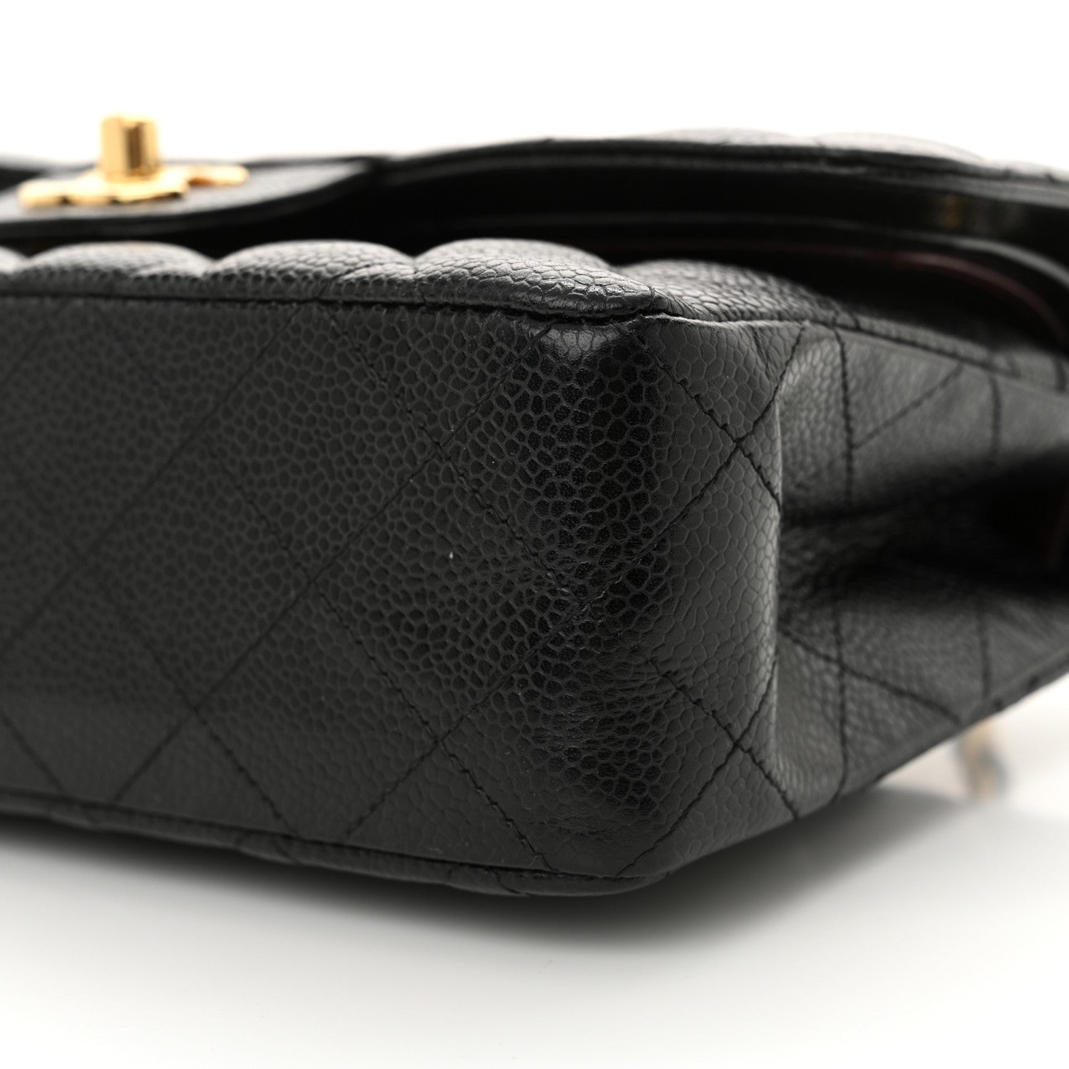 Chanel Caviar Quilted Small Double Flap Black 10 of 11