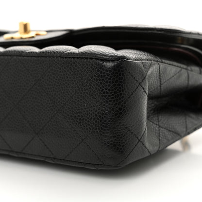 Chanel Caviar Quilted Small Double Flap Black 10 of 11