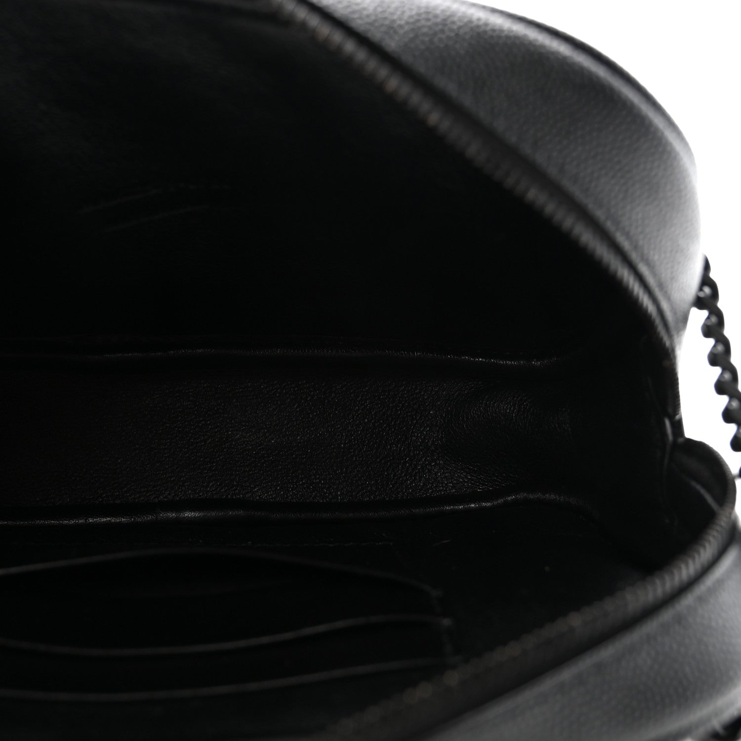 Saint Laurent Grain De Poudre Matelasse Monochrome Monogram Mini Lou Camera Bag Black 5 of 10