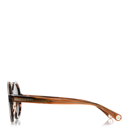 Chanel Acetate Polarized Round Sunglasses 5522U Brown 3 of 8