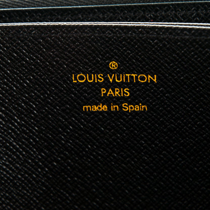 Louis Vuitton Epi Damier Race Zippy Wallet Blue Vert 6 of 7